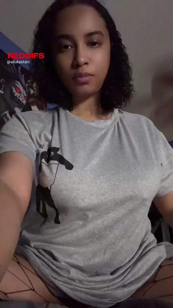 Watch My Massive Ebony Tits Bounce This Morning! 🍈🍈💦