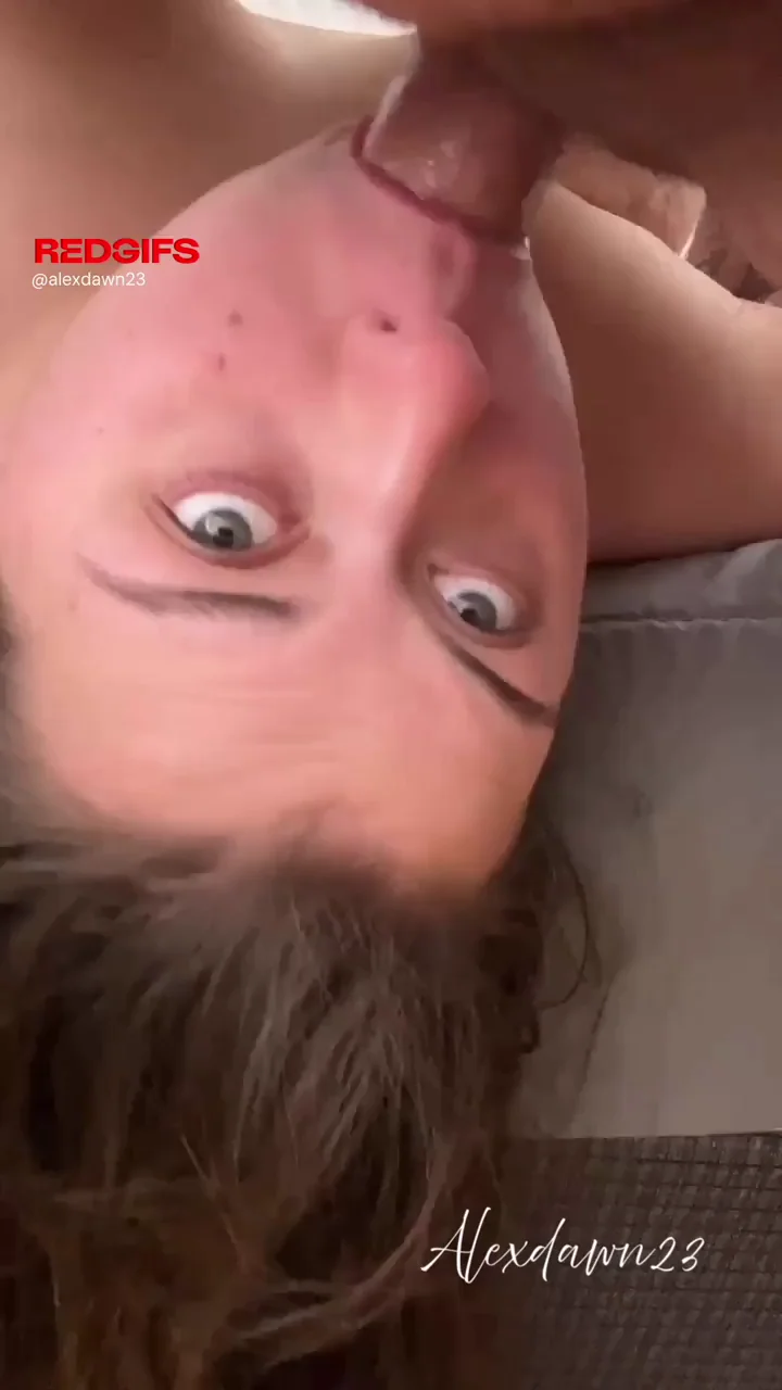 I gave him attitude all day, so he fucked my mouth like a pussy and blew his load
