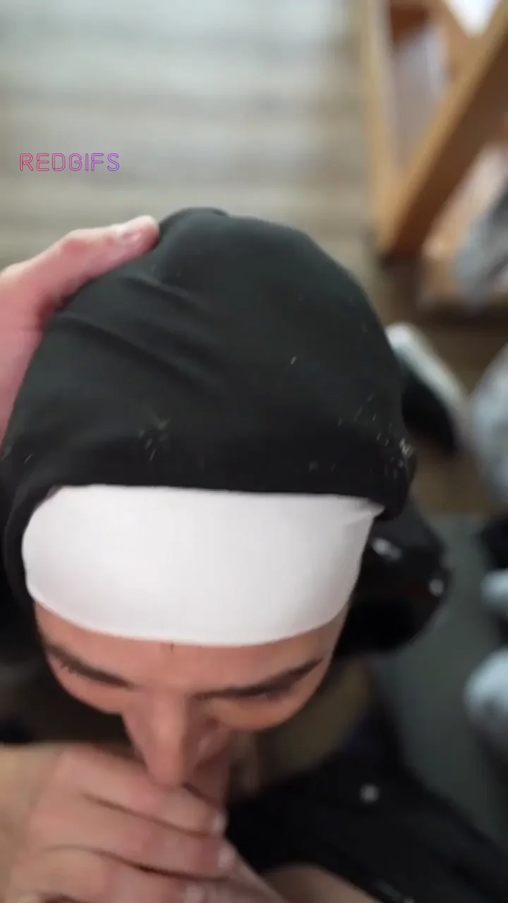 😈 Naughty Nun Facefucked Hard & Deep 👅💦