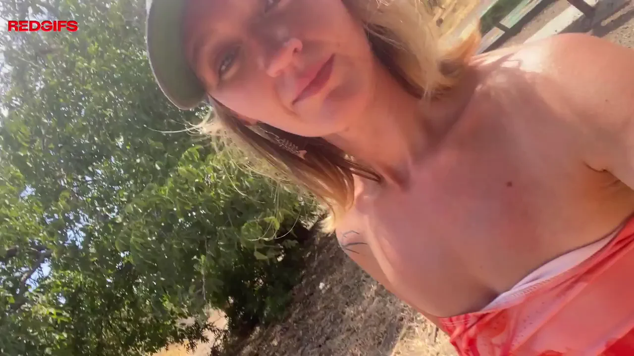 🔥 Roadside Tits Flash for Truckers - 2 Dudes Wave Back! 😈