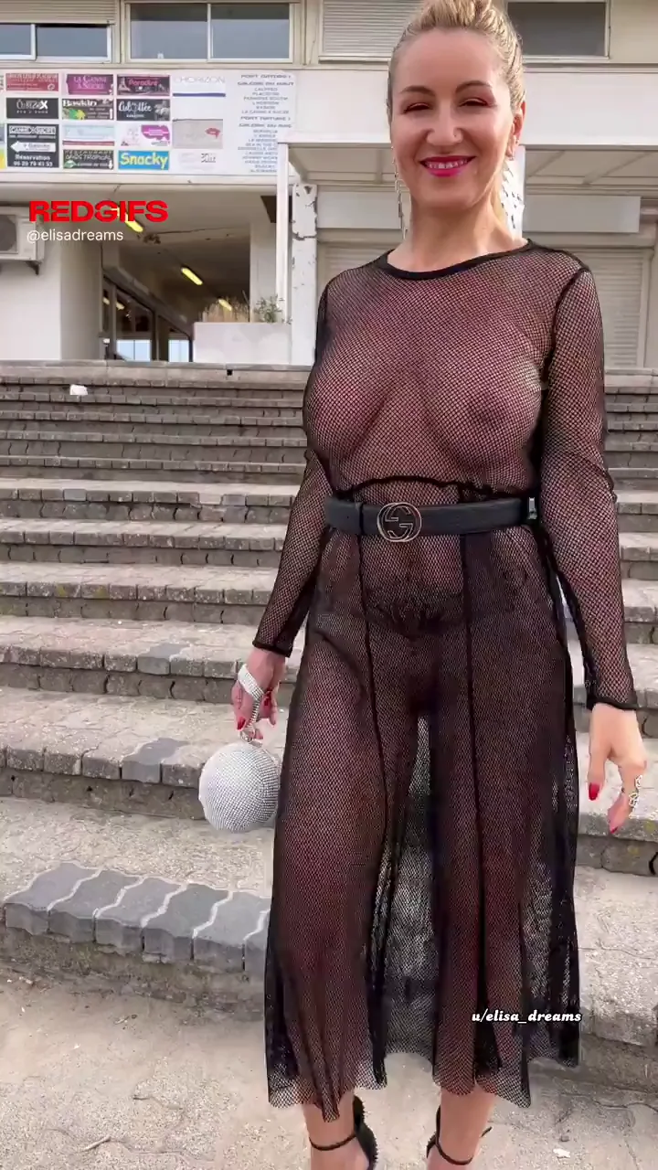 You love seeing me wearing sexy, see-through outfits.