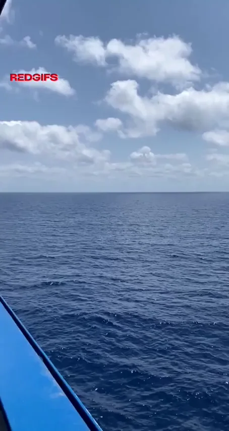 The passengers loved this view