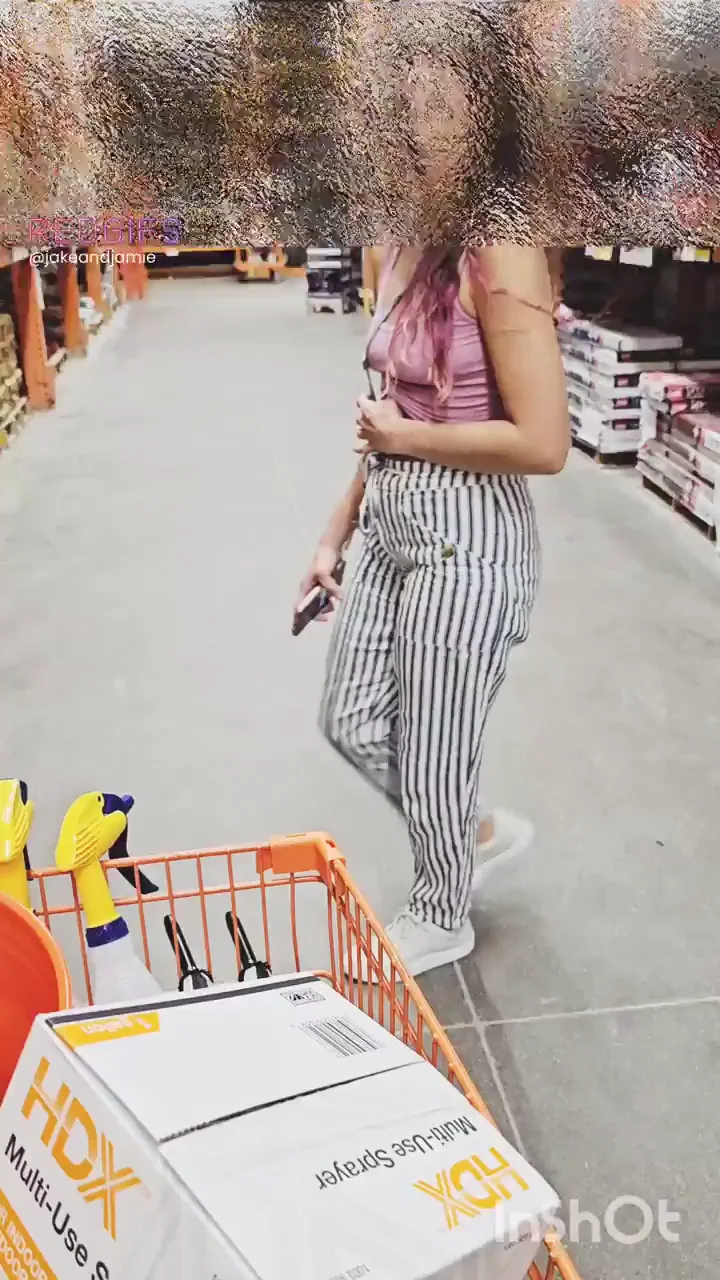 Walking with my tits out
