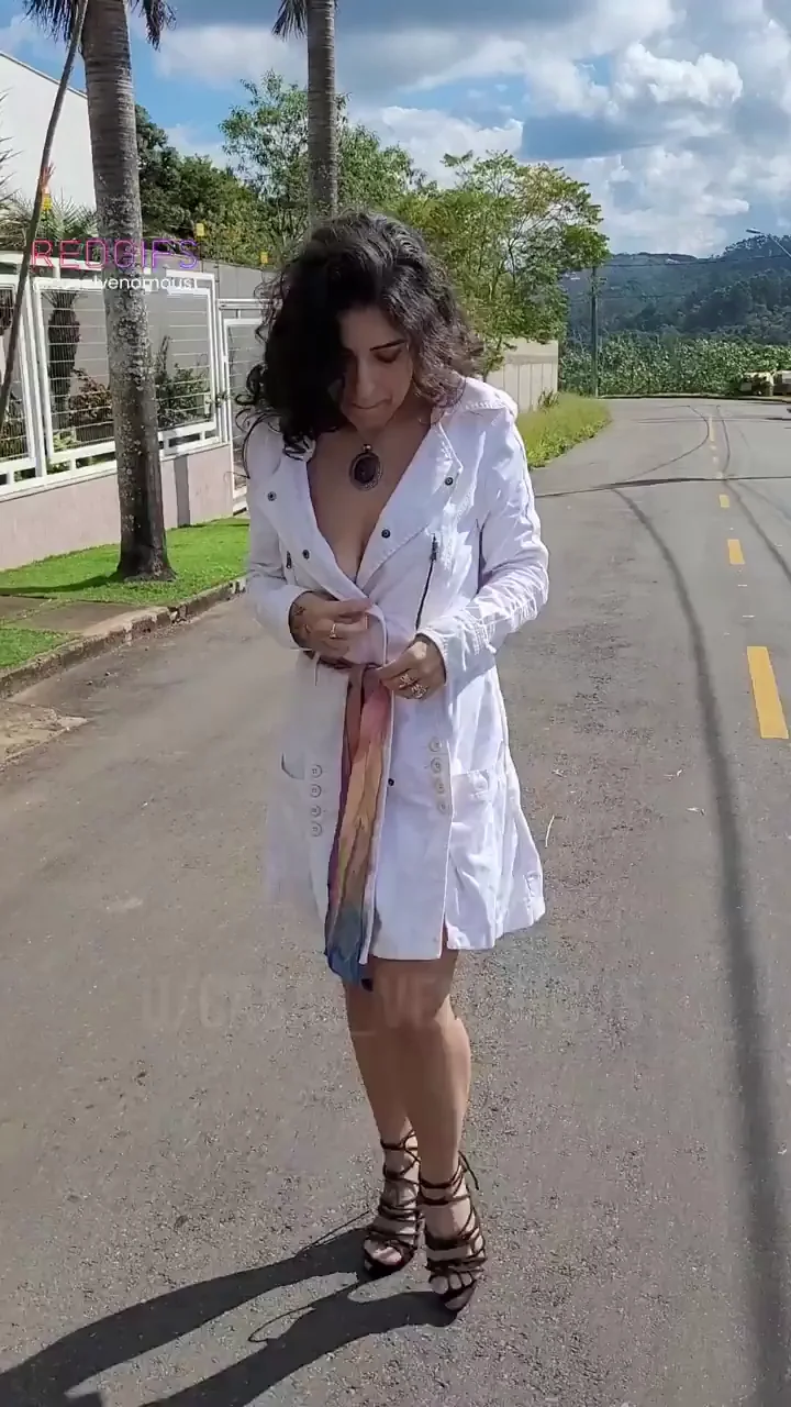 Taking my clothes off in the streets.
