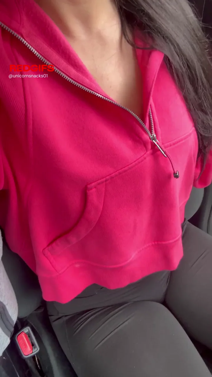 Pulling my tits out in the grocery store parking lot