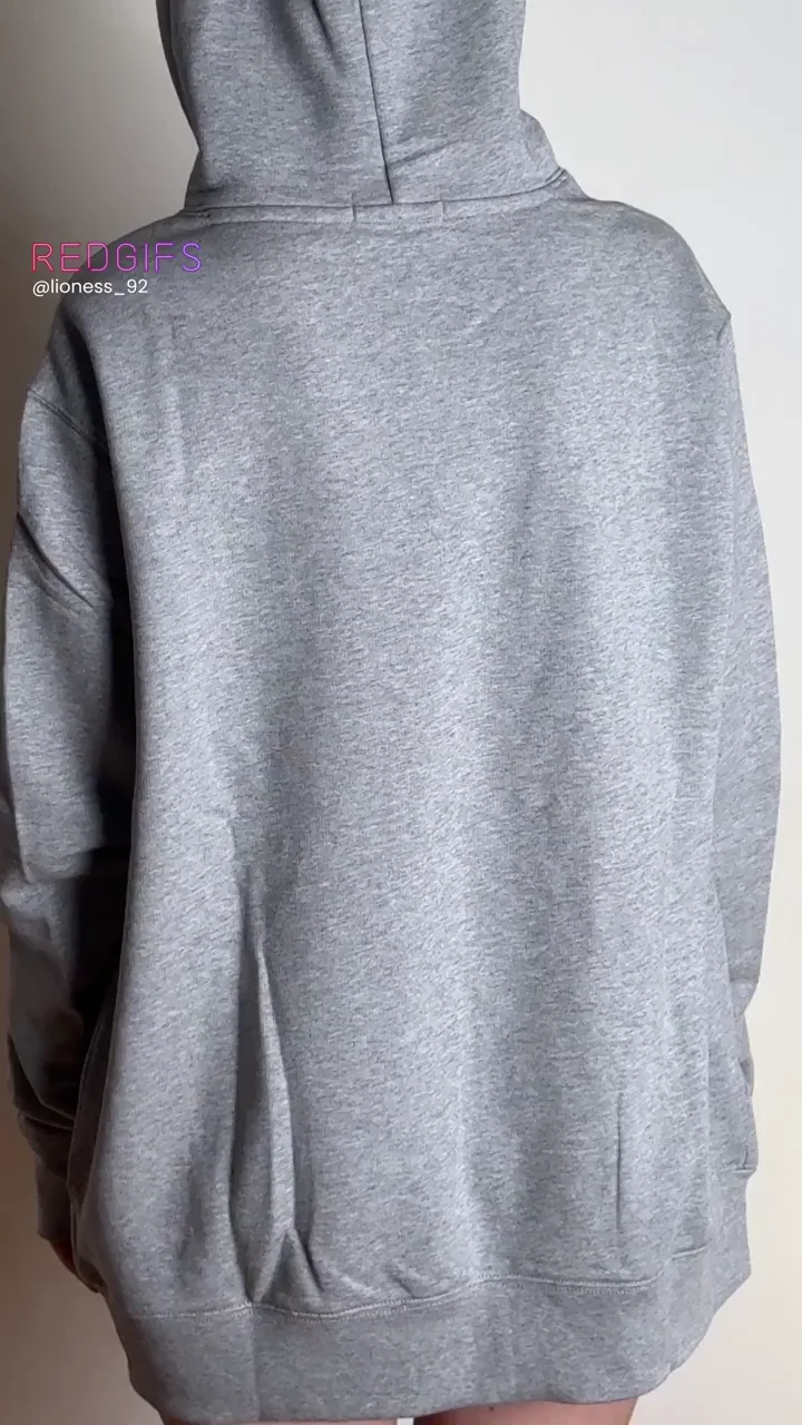 Bear Hoodie Hides Wild MILF's Saggy Big Tits & Bushy Pussy 🔥🐻