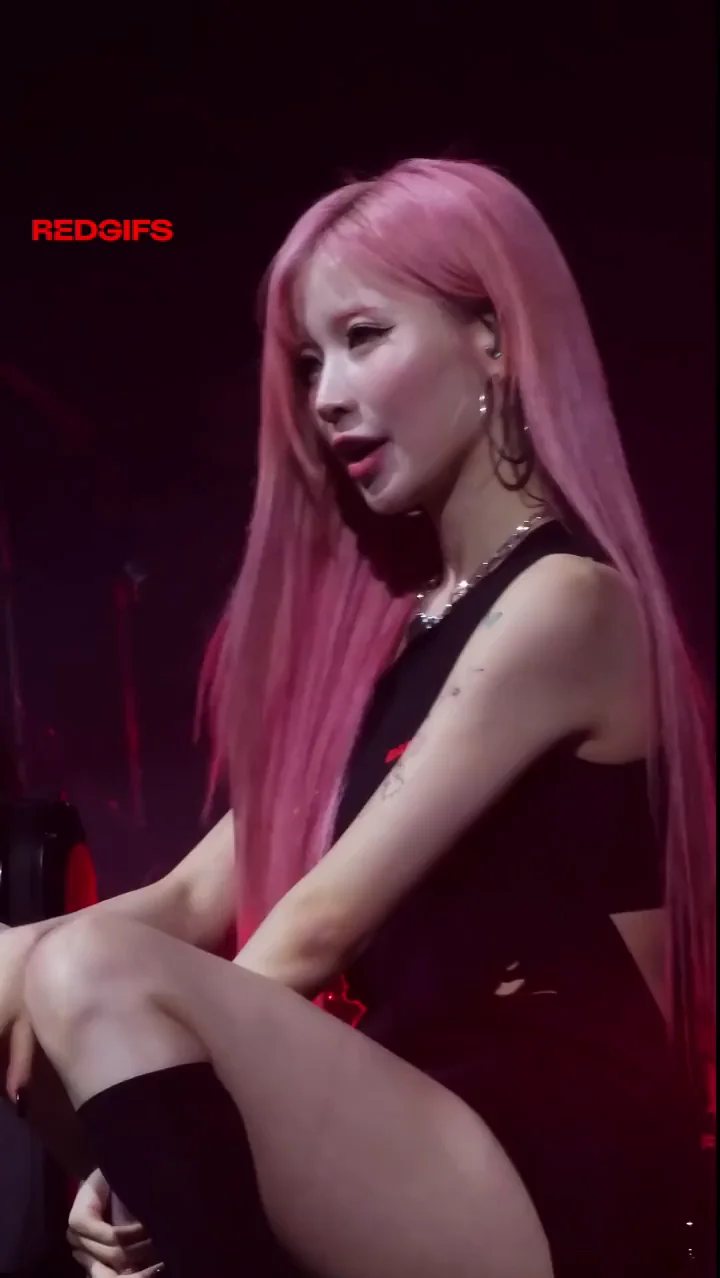 Asa BABYMONSTER: Pink-Haired Thigh Queen Tease