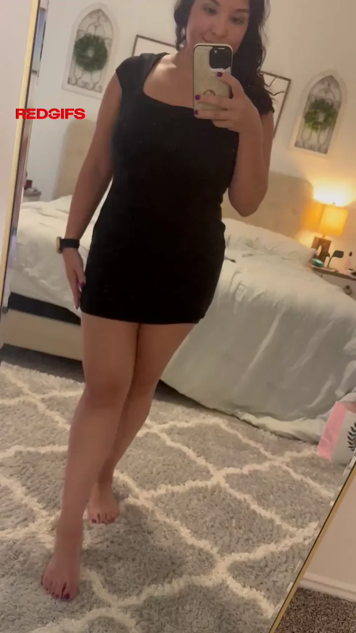 Milf in an easy access dress for you