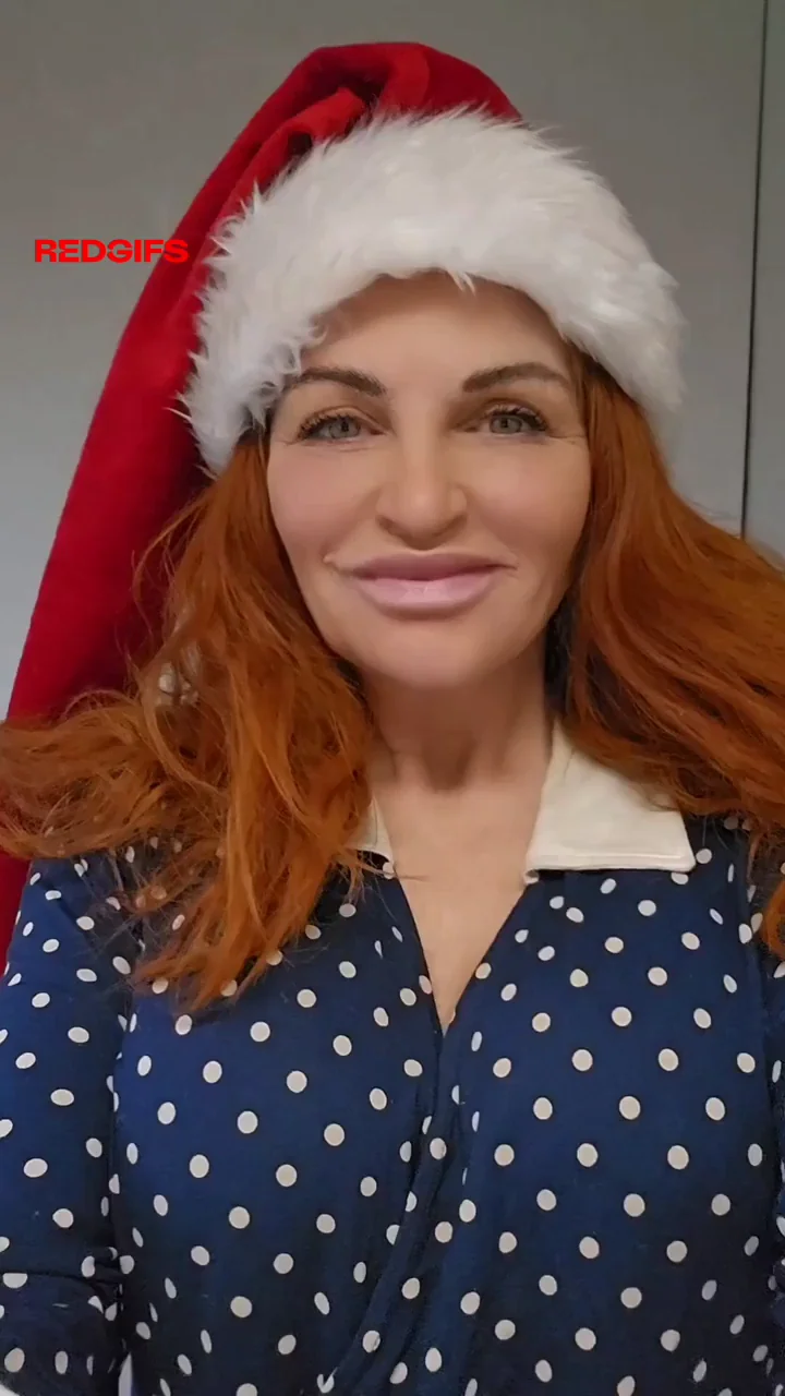 🔥 Santa's Redhead MILF with Massive Tits 🎄🍒