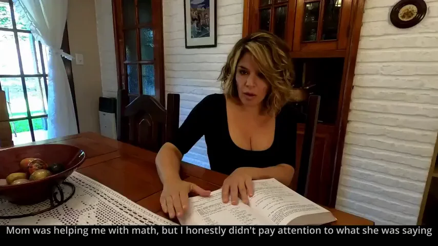 Homework Turns to Hot Mom-Son Taboo Suck-Off 📚🍆