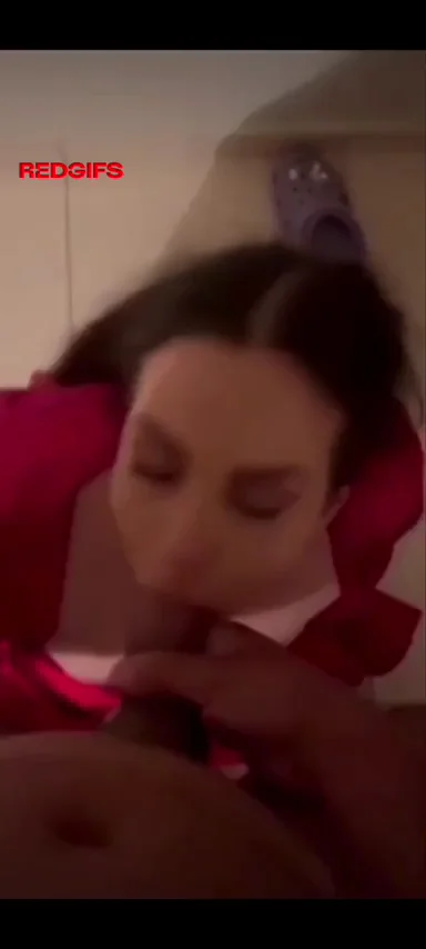 Slut Wife Deepthroats Hubby's Bestie BBC 🍆💦