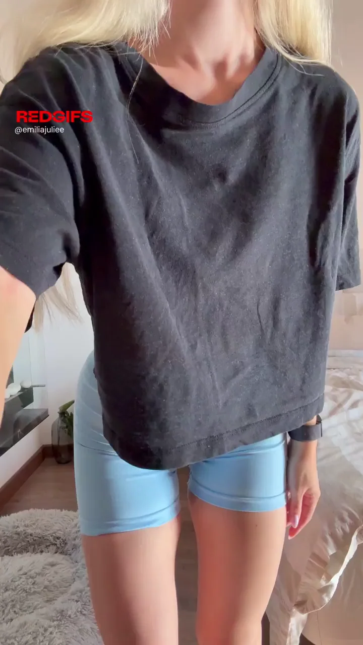 after gym nude