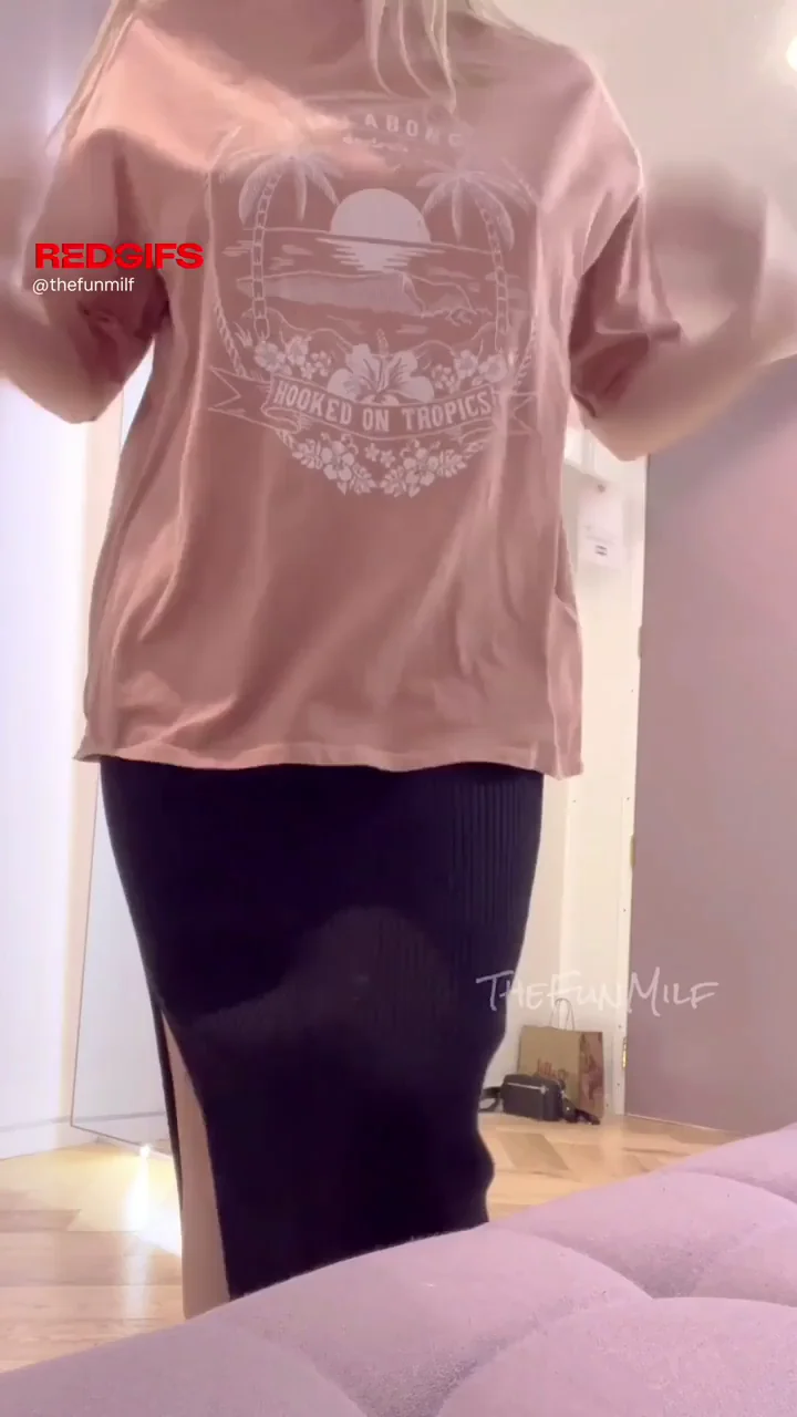 Taking it off in the changing room