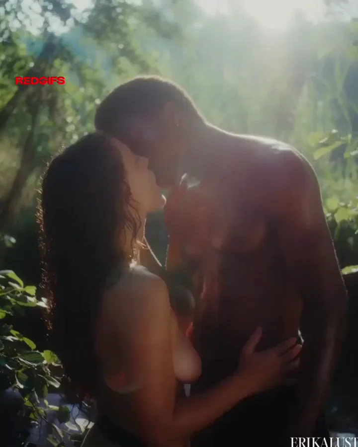Shades of midnight and dawn pressed close—bare, breathless, sealed in an endless, romantic kiss.