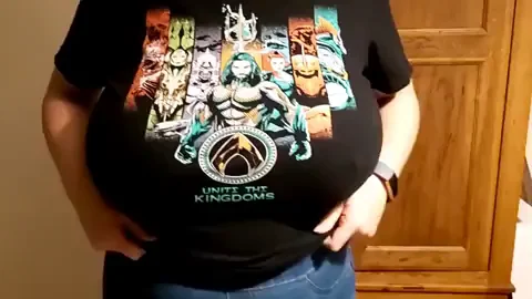 The wife's big tit flash