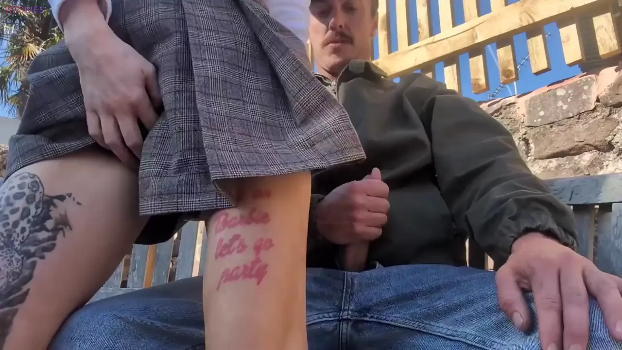 fucking in a busy beer garden