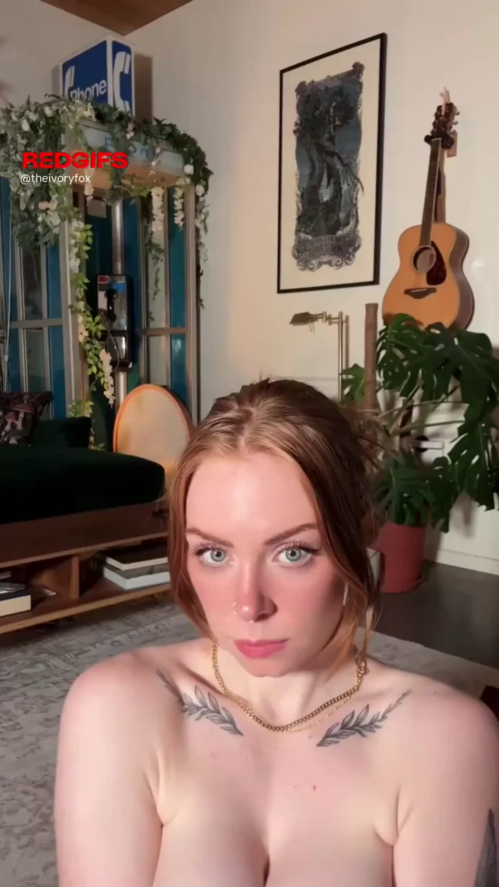 Droid-Sized Tits: Redhead Slut's Massive Boobs 😈🔥