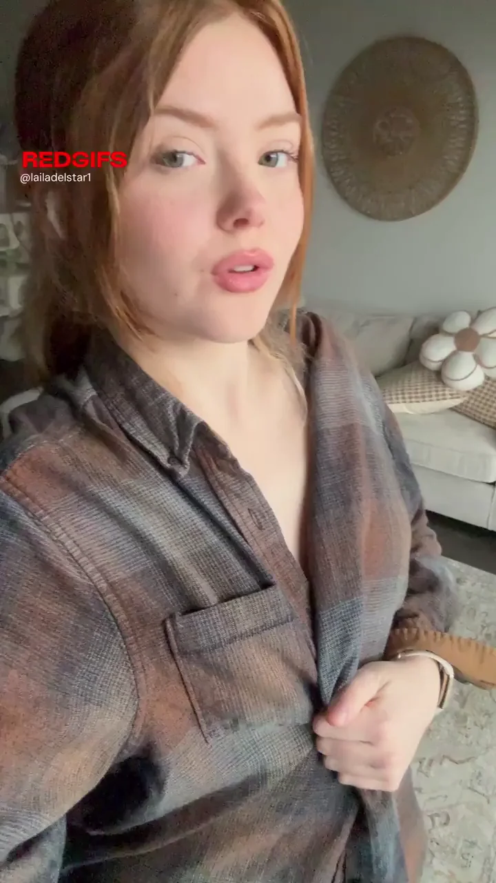 🔥 Neighbors Missing My Redhead Tease Show 😈