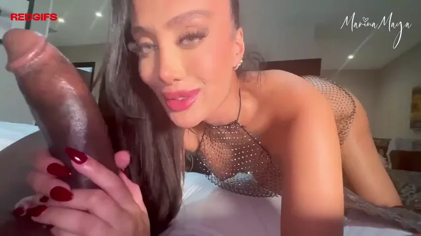Marina's Shocked Slut Face on That Massive BBC 🍆😲