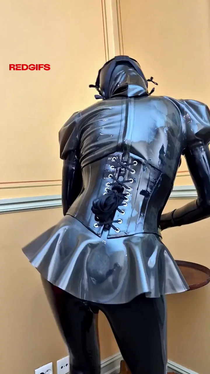 The rear condom is sliding out, again. Mind helping me out?