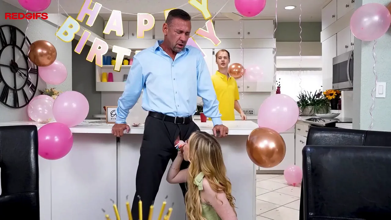 Daisy's 18th Birthday Gift Is a Hard Fuck from Her Step Dad