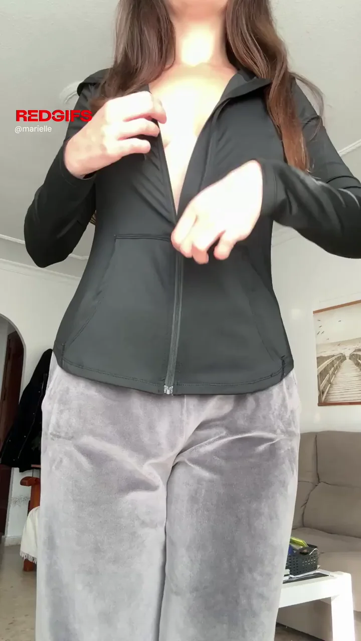 Ugly Tracksuit Hides Massive Tits Surprise 😈🍈🍈
