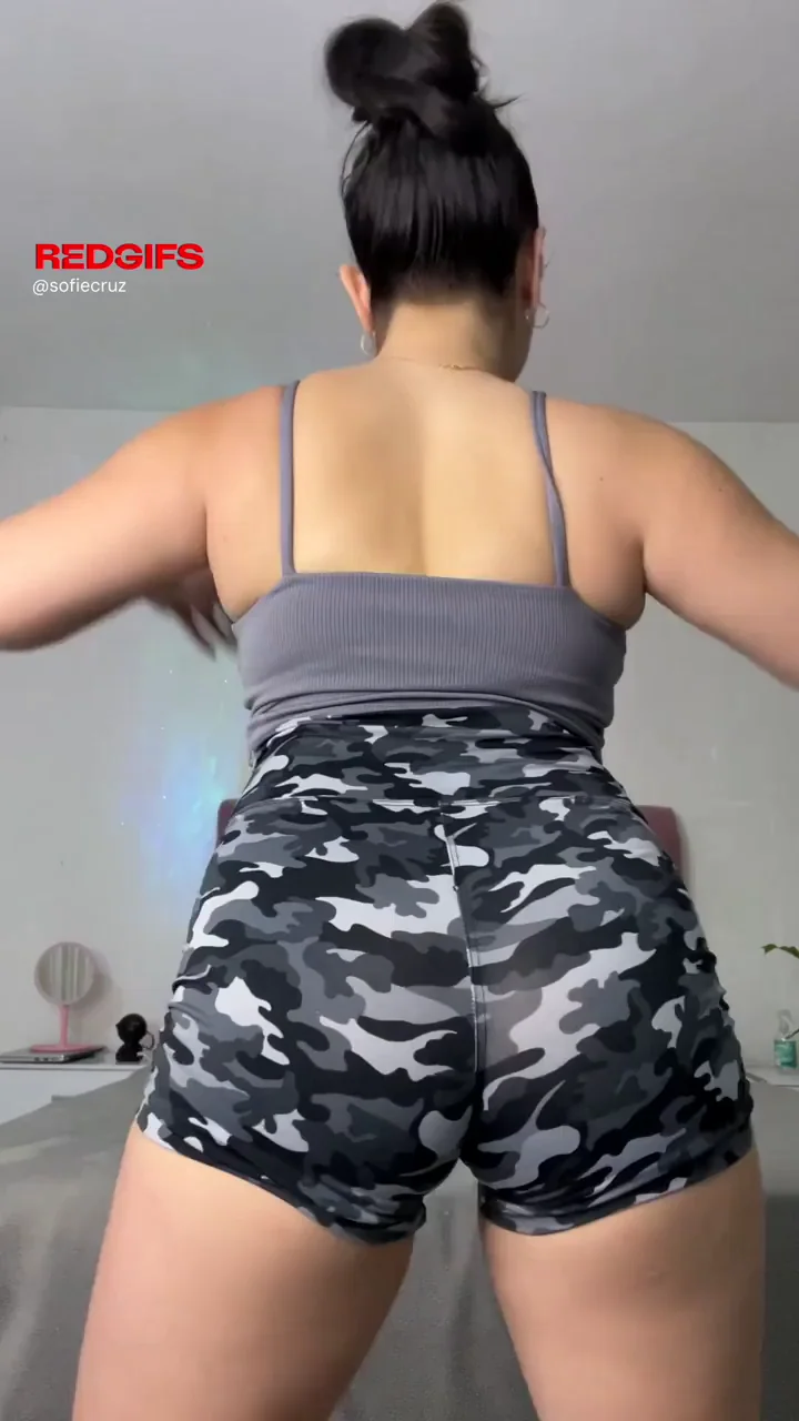 Tempted to Taste My Juicy Ass in Tight Camo Shorts? 🍑🔥