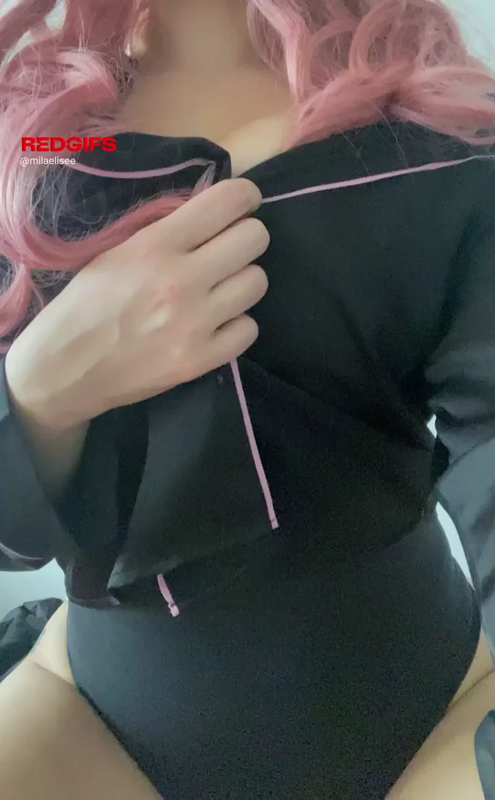 🔥 Pink-Haired Slut Teases: Bra On or Off These Massive Tits? 😈