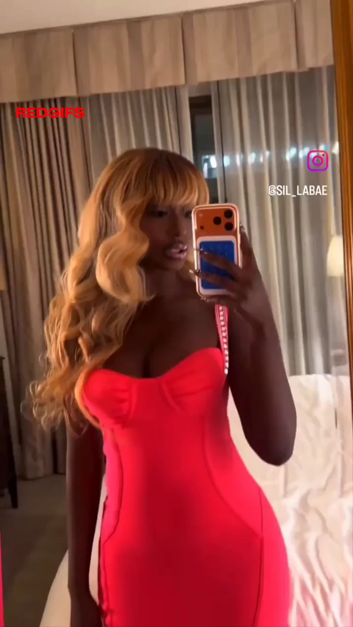 Red Dress TikTok Thot's Juicy Curves Tease