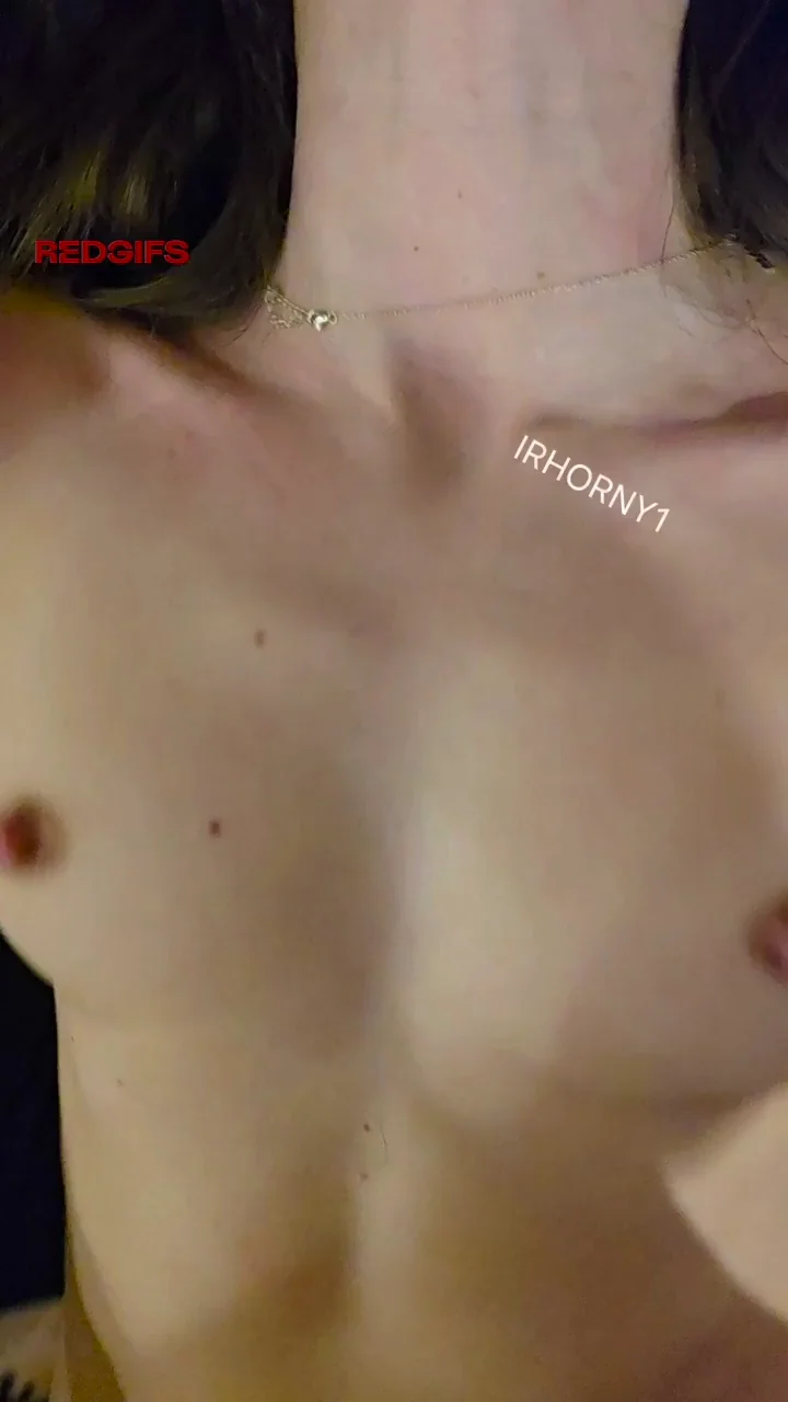 Love watching her little titties bounce as she moans