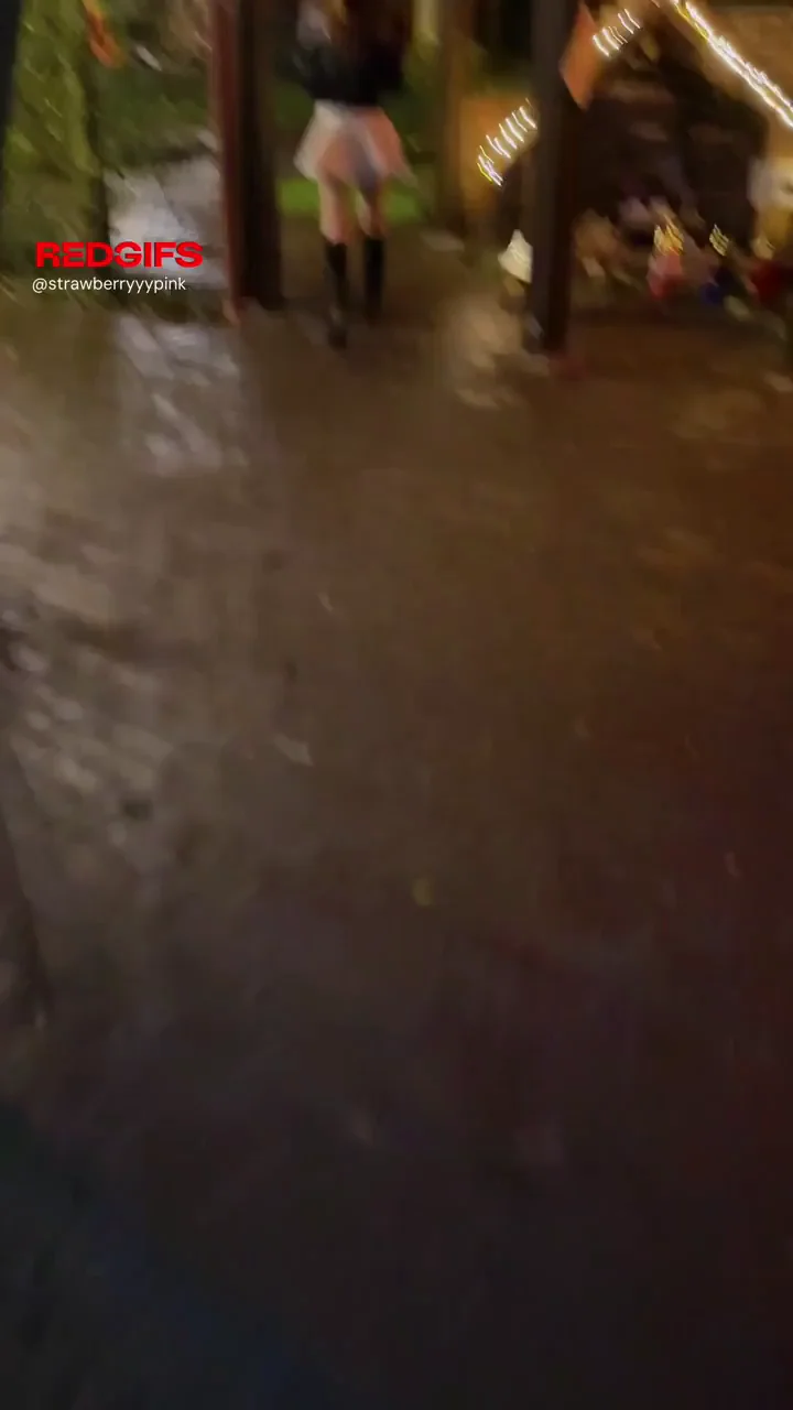 Can't let a little Rain ruin Girls Night Out