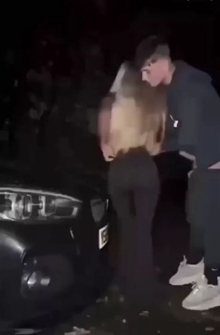 Small bimbo starting her 19th birthday right with random guy fucking her
