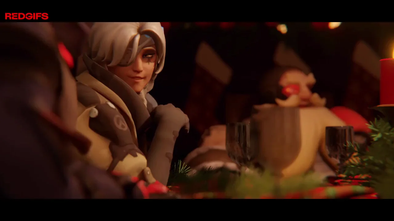 🎄 Ashe & Mercy Slobbering on Massive BBCs in Xmas Orgy 🥛🍆 (zmsfm Overwatch)