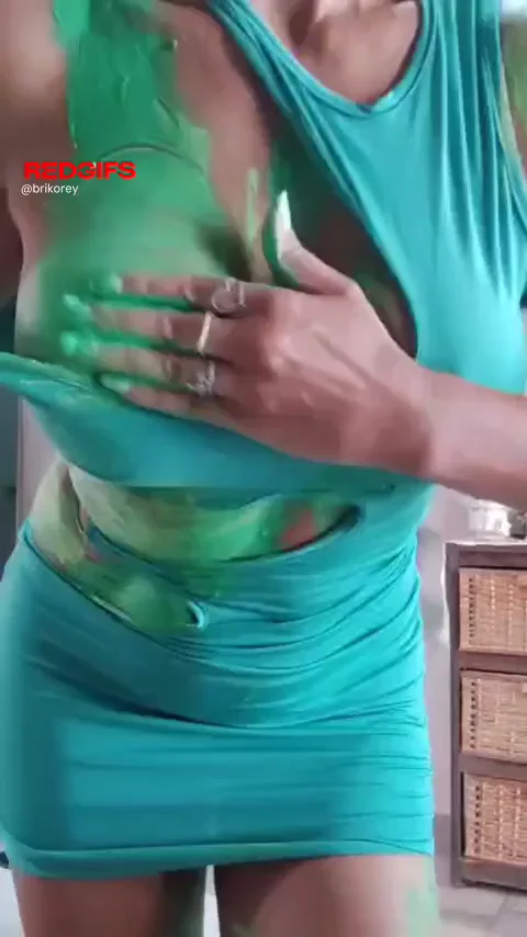 Massaging my breasts and feeling soft is a delight.
