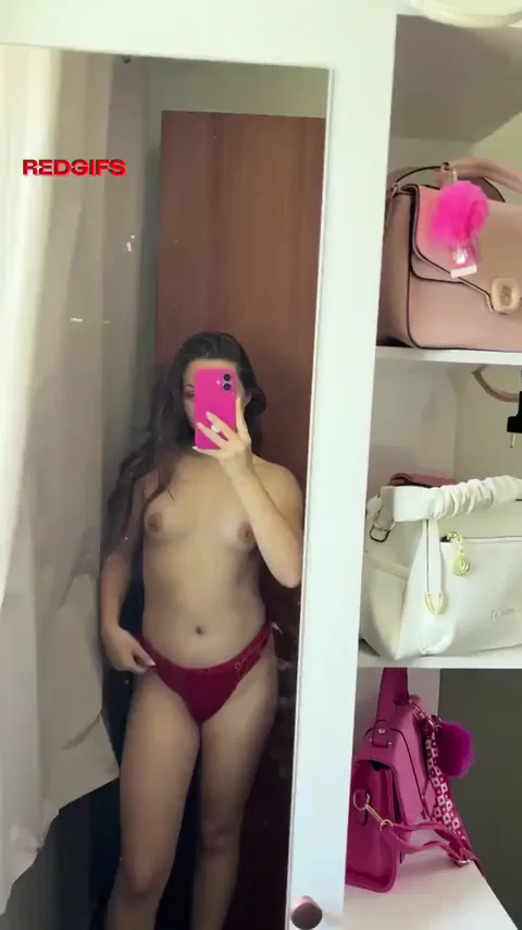 F18 Slutty Mirror Tease: Am I Hot Enough to Drain Your Balls?