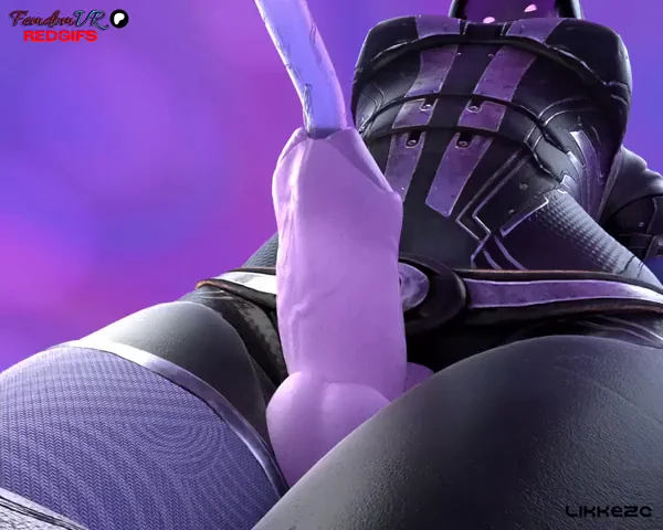 Tali'Zorah Futa Gets Urethra Ravaged by Slippery Tentacle