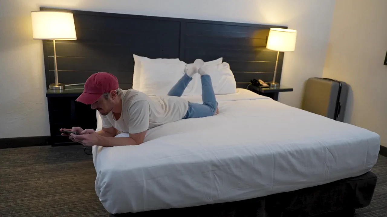 Asian MILF and young stud hotel hook up