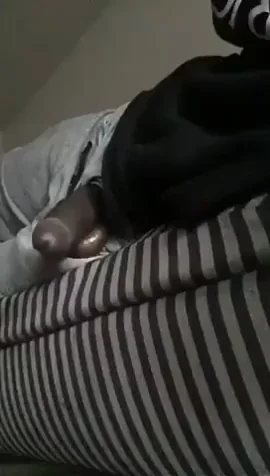 Waking Up to Ebony Throat Queen Sucking Dick 😈🍆💦