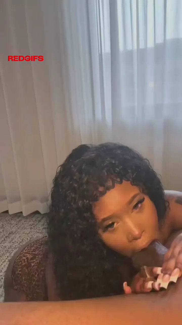 Ivy getting a bit of red eye from throating dick