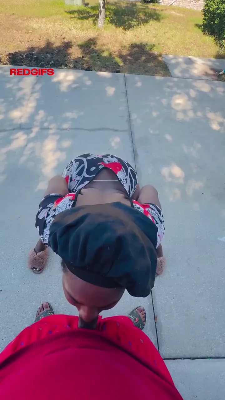 Walking down the street when this hoe came asking if you want your dick sucked
