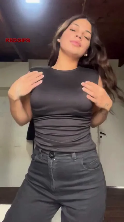 Clothed Mexican Teen Tease: Big Natural Tits Begging to Be Eaten 😈🍑
