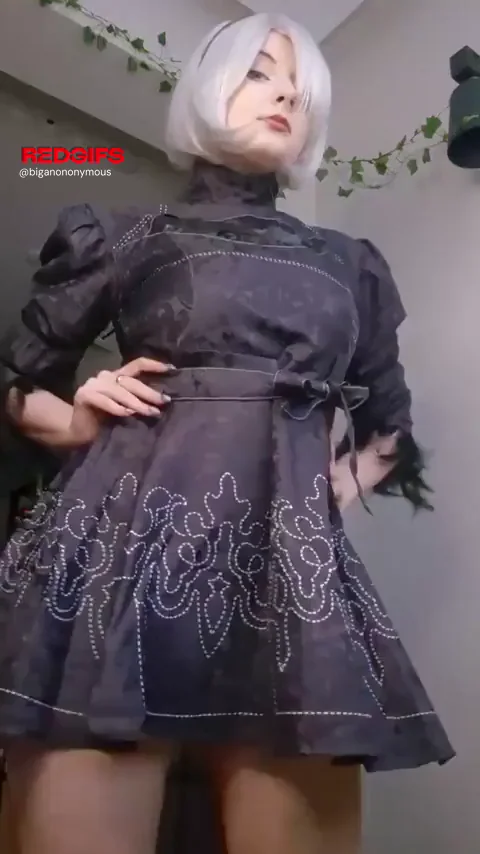 upskirt 2B from Nier: Automata by Aria Rose ^,^