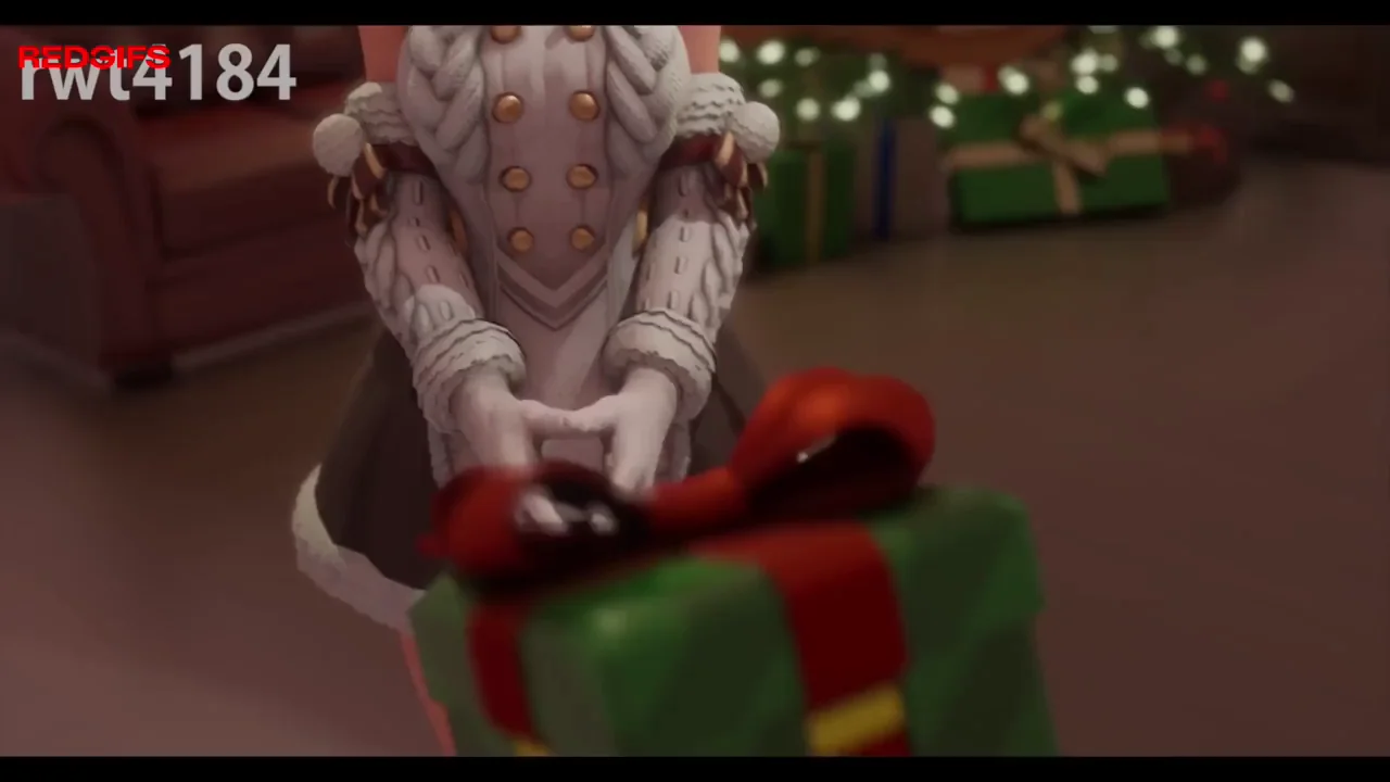 🎄 Xmas Mercy Unwraps Big Dick Creampie Gift 🍆💦