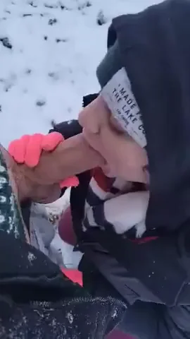 Whip Out That Monster Cock Anywhere & I'll Suck It Warm in the Snow ❄️🍆💦