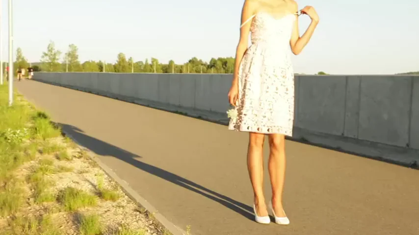 Flashing Tiny Titties In Public Place