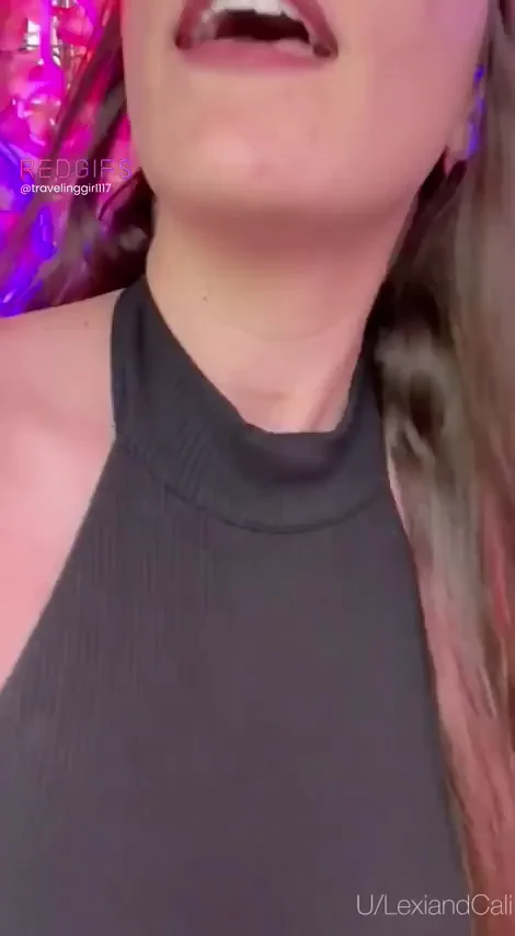 I had some fun with my tits out in downtown New York