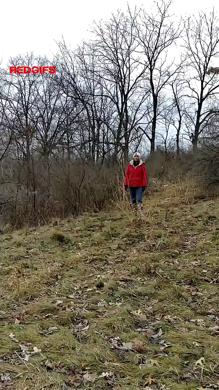 Running in a park