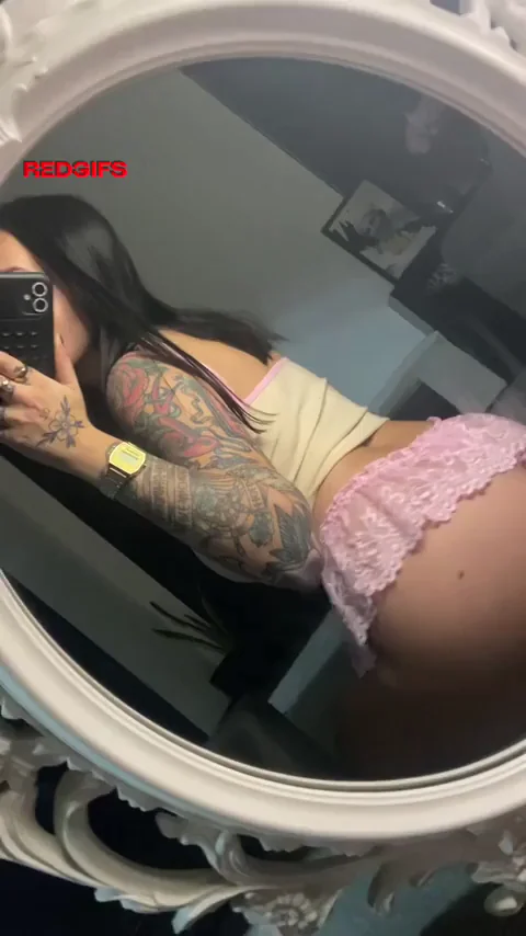 PAWG Teen's Phat Ass Jiggles in Pink Ruffles