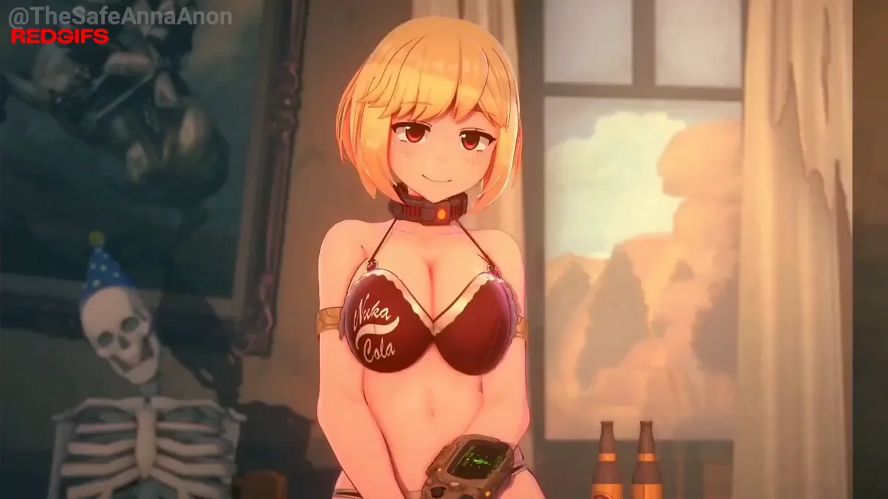 Anime Hentai Vault Girl Optional Nude Animation (Anna Annon)