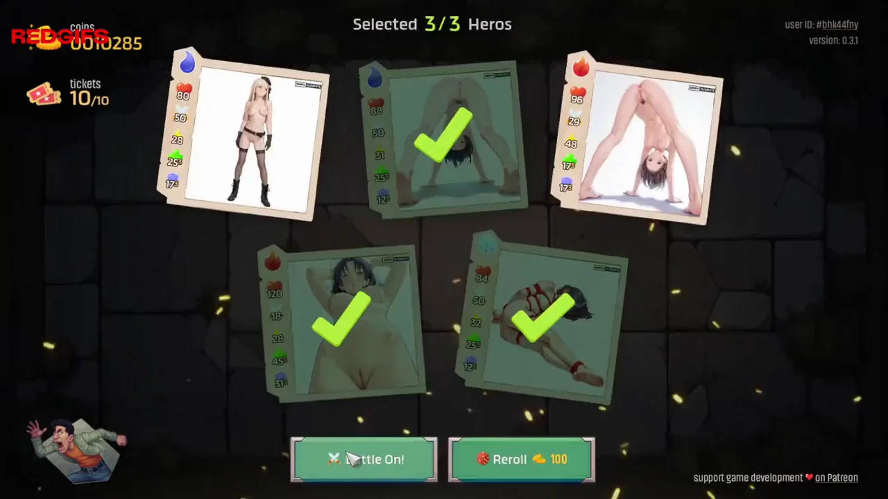 POV: You’re risking your best card in the Arena (UnirionGames) [Waifu Elements]